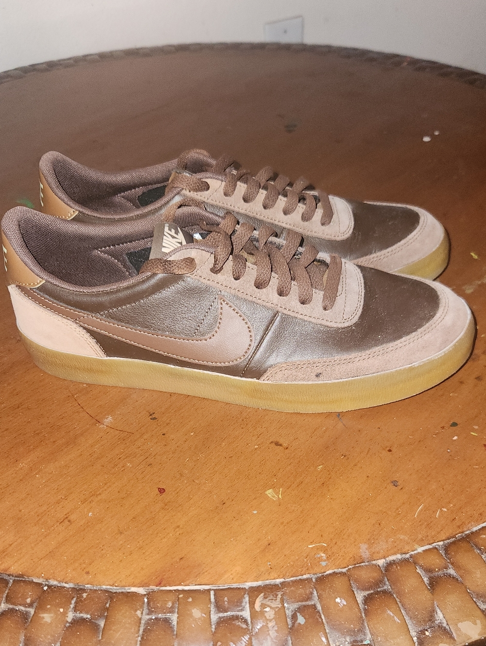 Nike Kill Shot 2 Brown Leather Athletic Shoes 10.5 Sneakers